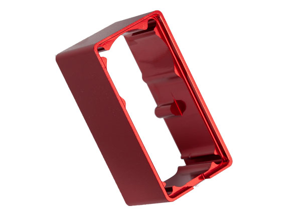 Traxxas Servo case, aluminum (red-anodized) (middle) (for 2255 servo) - TRX2253