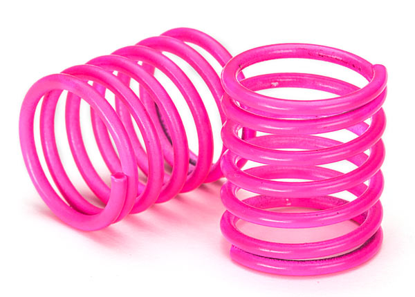 Traxxas Spring, shock (pink) (3.7 rate) (2) - TRX8362P