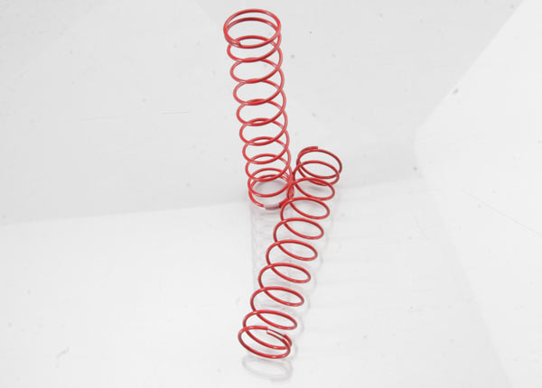 Traxxas Springs, rear (red) (2.9 rate) (2) - TRX3757R