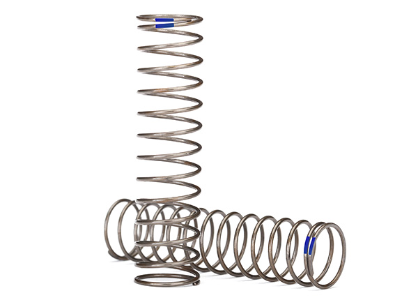 Traxxas Springs, shock (natural finish) (GTS) (0.61 rate, blue stripe) (2) - TRX8045