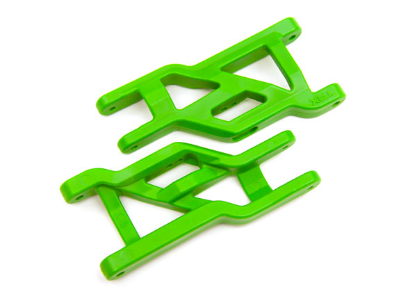Traxxas Suspension arms, green, front, heavy duty (2) - TRX3631G