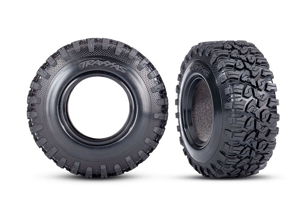 Traxxas Tires, Canyon RT 4.6x2.2"/ foam inserts (2) (wide) (requires 2.2" diameter wheel) - TRX8871