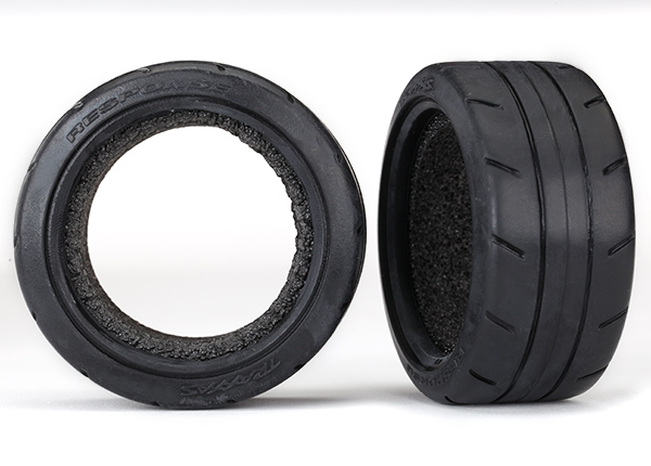 Traxxas Tires, Response 1.9" Touring (extra wide, rear)/ foam inserts (2) (fits TRX8372 wide wheel) - TRX8370