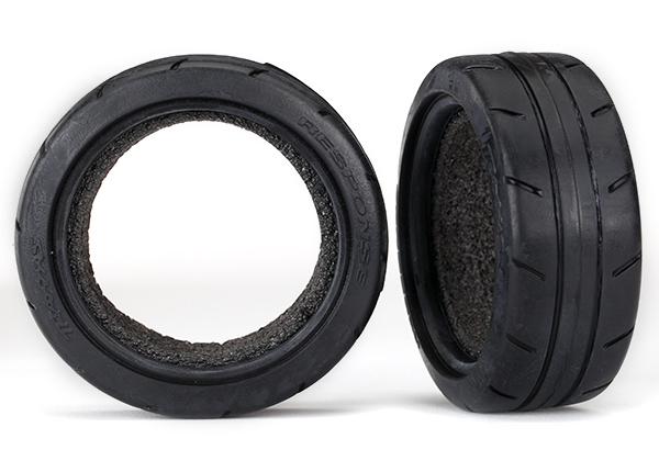 Traxxas Tires, Response 1.9" Touring (front) (2)/ foam inserts (2) - TRX8369