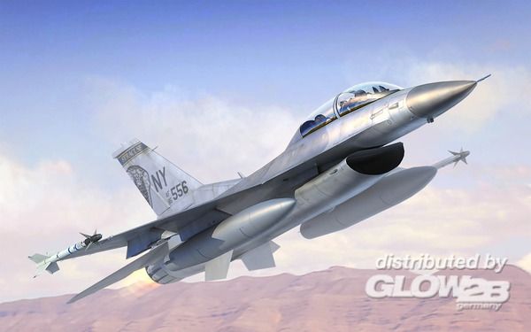 Trumpeter F-16B-D Fighting Falcon Block 15-30-32 - 1:144 bouwpakket