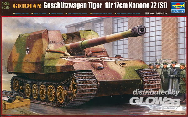 Trumpeter German Geschutzwagen Tiger - 1:35 bouwpakket