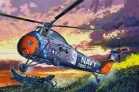 Trumpeter H-34 US NAVY RESCUE Re-Edition in 1:48 bouwpakket