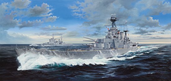 Trumpeter HMS Hood - 1:200 bouwpakket