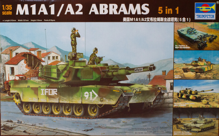 Trumpeter M1A1-A2 Abrams 5 in 1  1:35 - 01535