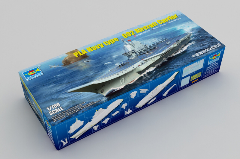 Trumpeter PLA Navy type 002 Aircraft Carrier - 1:700 bouwpakket