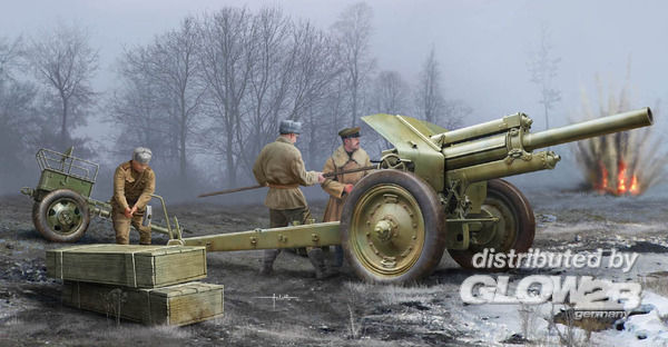 Trumpeter Soviet 122mm Howitzer 1938 M-30 Early Ve - 1:35 bouwpakket (Laatste 2!)