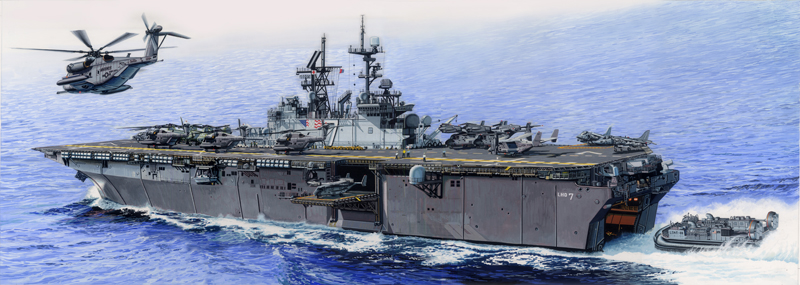 Trumpeter USS IW0 JIMA LHD-7 - 1:350 bouwpakket