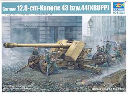 Trumpeter bouwpakket German 12.8-cm-kanone 43 bzw.44(KRUPP) 1:35