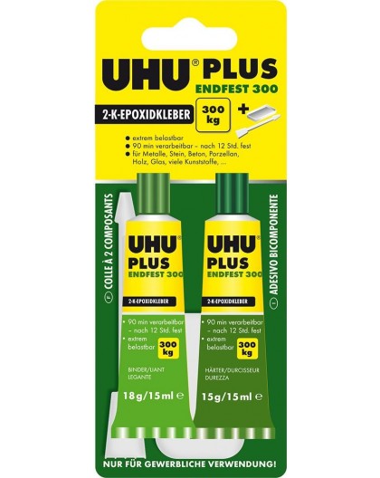 UHU Plus Endfest tweecomponentenlijm 163 gram