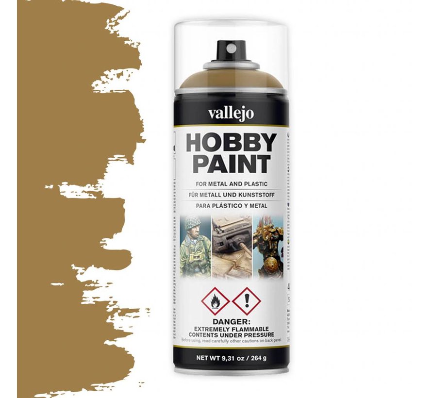 Vallejo Hobby Paint Fantasy Desert Yellow spuitbus - 400ml - 28015