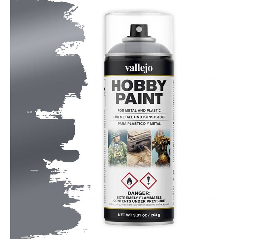 Vallejo Hobby Paint Fantasy Silver spuitbus - 400ml - 28021