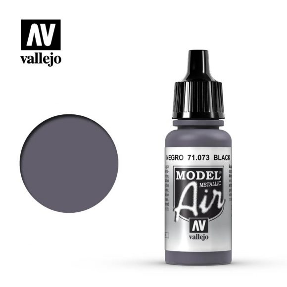 Vallejo Model Air Black Metallic - 17ml - 71073