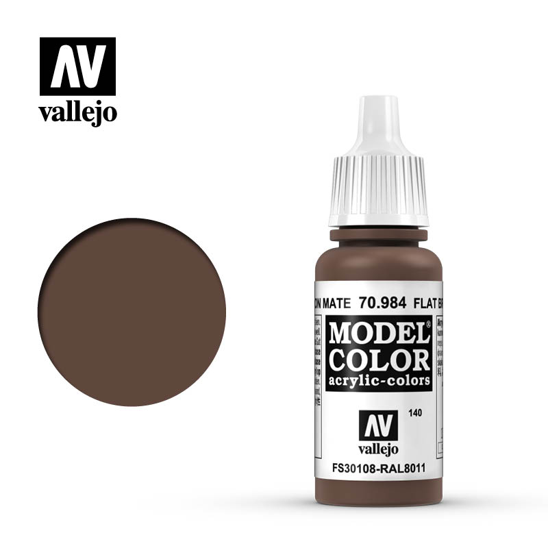 Vallejo Model Color Flat Brown -17ml -70984