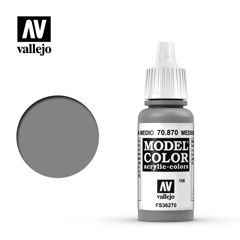 Vallejo Model Color Medium Sea Grey -17ml -70870