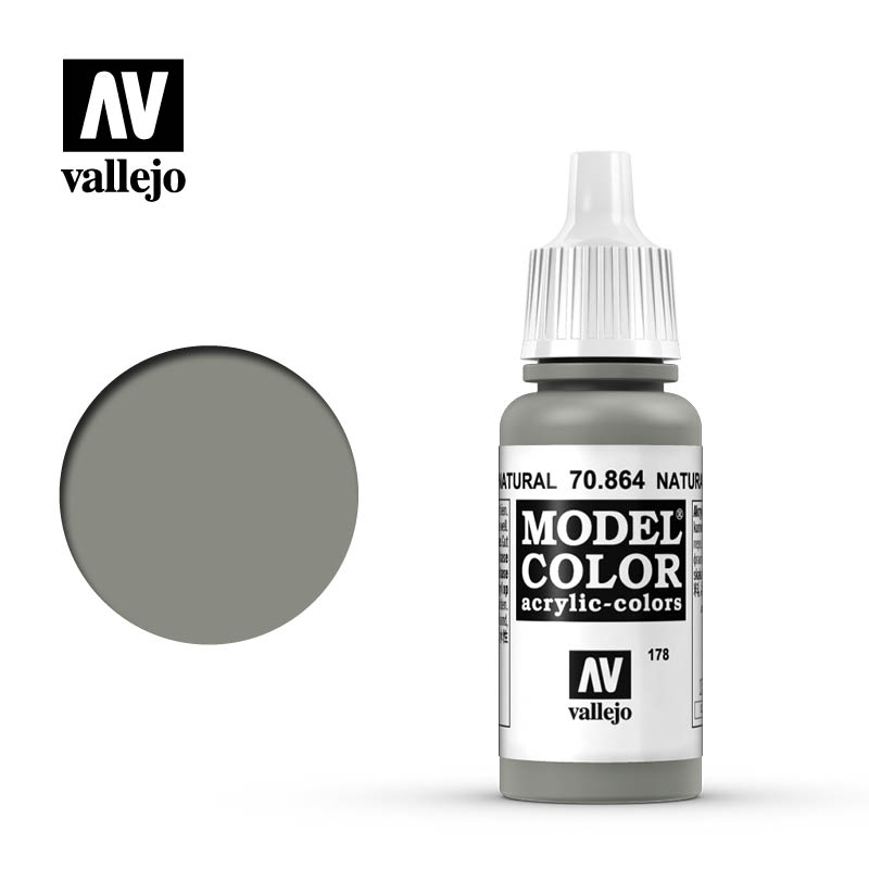 Vallejo Model Color Natural Steel -17ml -70864