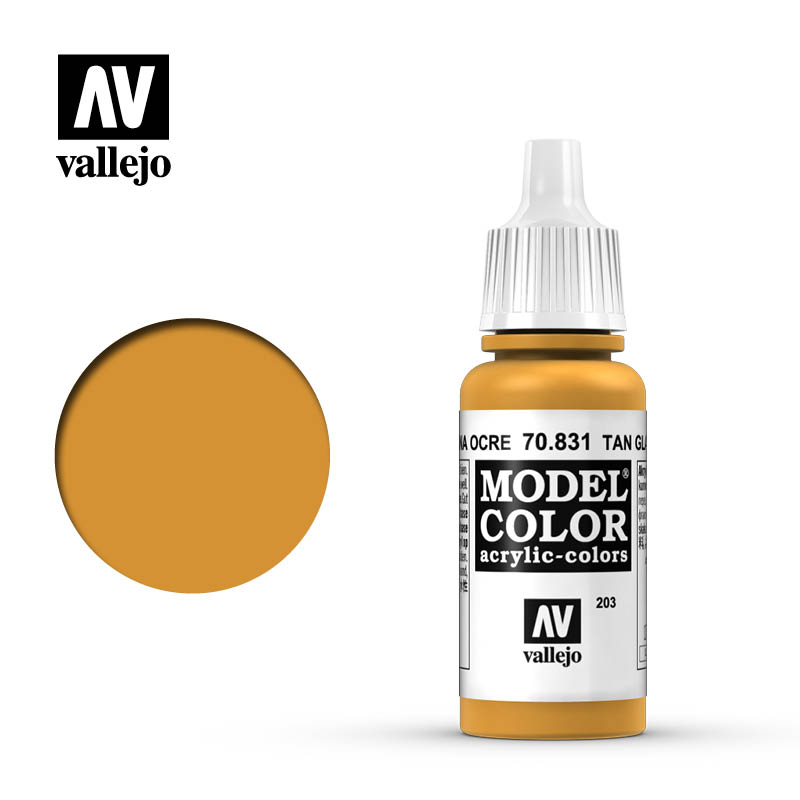 Vallejo Model Color Tan Glaze -17ml -70831