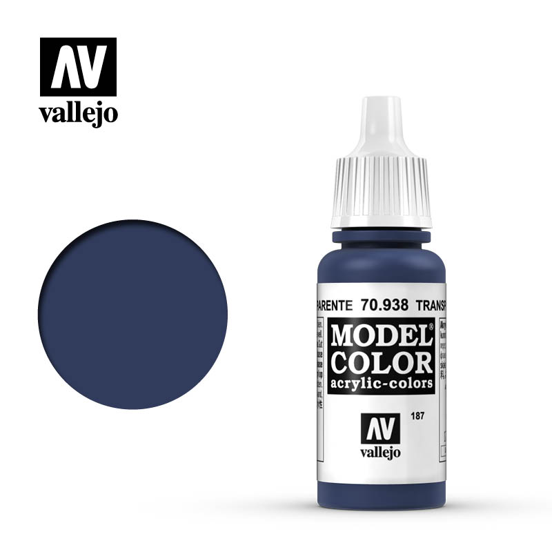 Vallejo Model Color Transparant Blue -17ml -70938