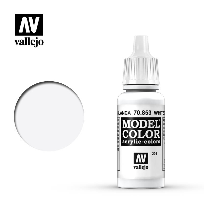 Vallejo Model Color White Glaze -17ml -70853