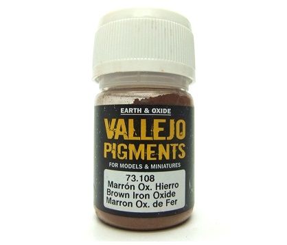 Vallejo Pigments Brown iron oxide - 73.108