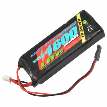 Voltz 1600mAh 2S 6.6v LiFe RX Stick Battery Pack