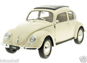 Welly Volkwagen Classic Beetle Beige Schaalmodel 1:18