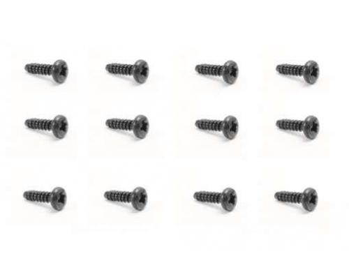 Yellow RC Round Head Self Tapping screw 2X6mm - YEL13016