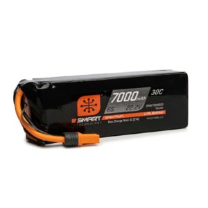 spektrum 22.2v 7000mah 6s 30c smart lipo battery: ic5 spmx70006s30