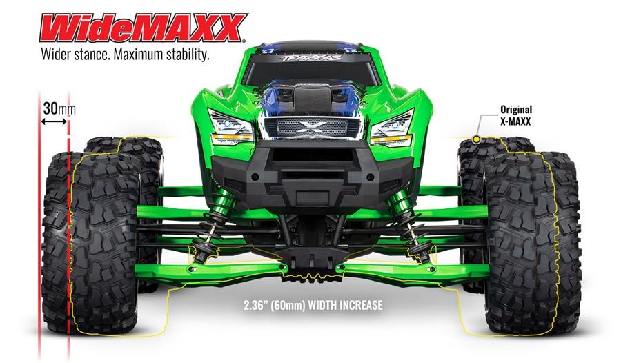 Traxxas Suspension Kit Traxxas X-Maxx 8S WideMaxx Orange - TRX7895T