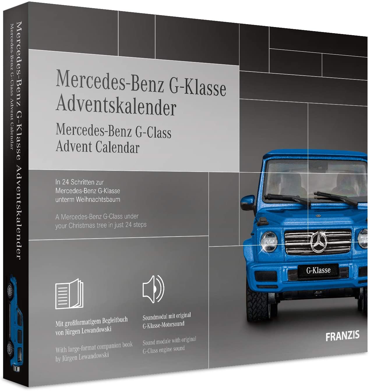 Franzis Mercedes G-Klasse Adventskalender Blauw
