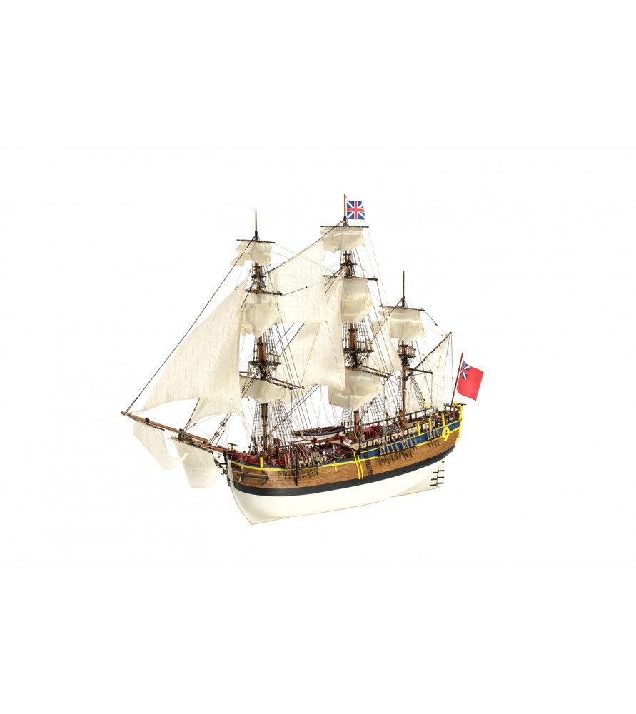 Artesania Latina HMS ENDEAVOUR houten scheepsmodel 1:65 (vernieuwde versie '23)