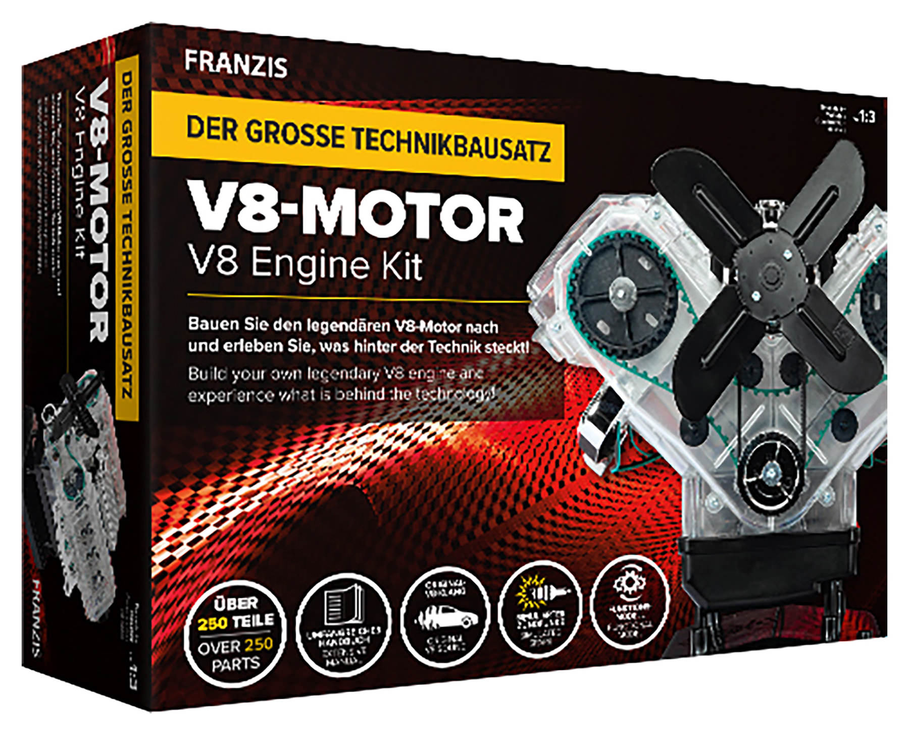 Franzis Verlag V8-Motor