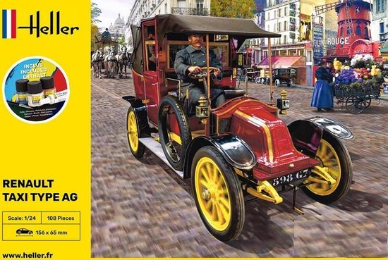 Heller Renault Taxi Type AG - 1:24 - 85705