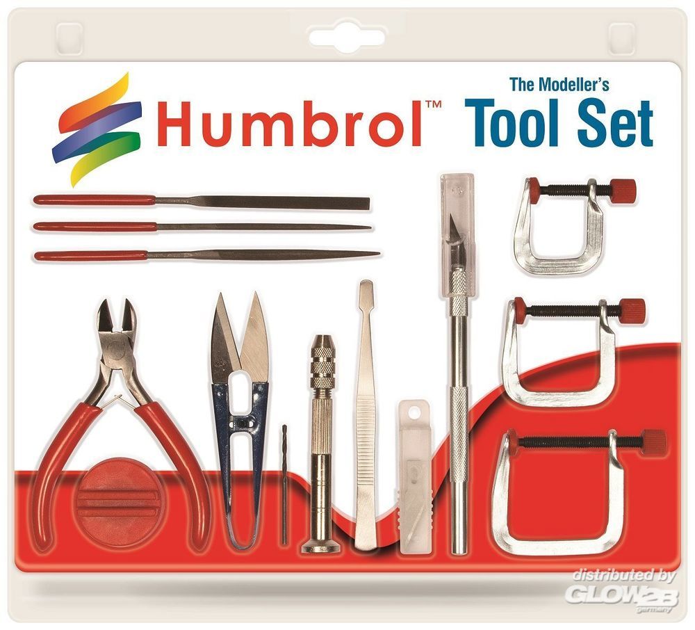 Humbrol Tool Set XXL (ideaal voor plastic en houten modelbouw pakketten)