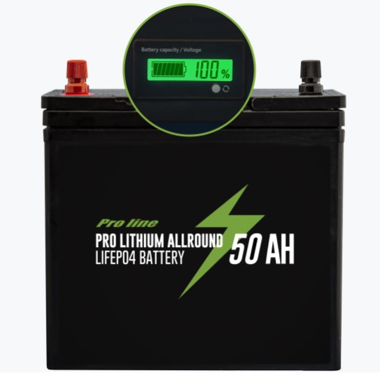 Pro Line Lithium Allround LiFe PO4 Battery 50 Amp (including charger) (Model 2022)
