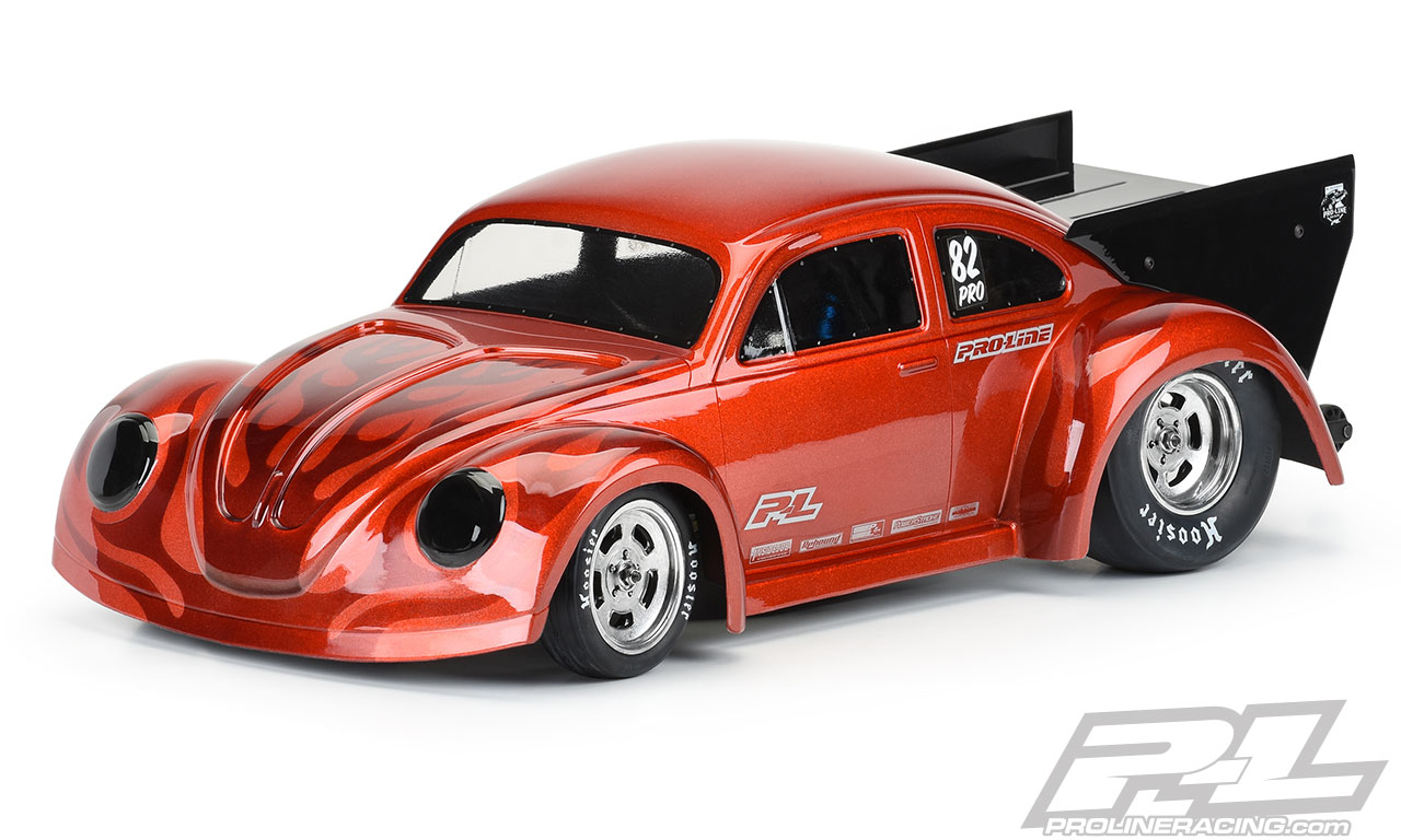 Proline Volkswagen Drag Bug 1:10 Clear Body for Losi 22S No Prep Drag Car (requires trimming), Slash 2wd Drag car & AE DR10