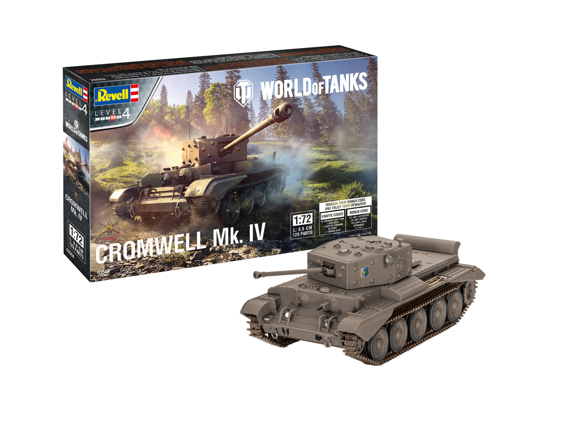 Revell Cromwell Mk. IV "World of Tanks" in 1:72 bouwpakket