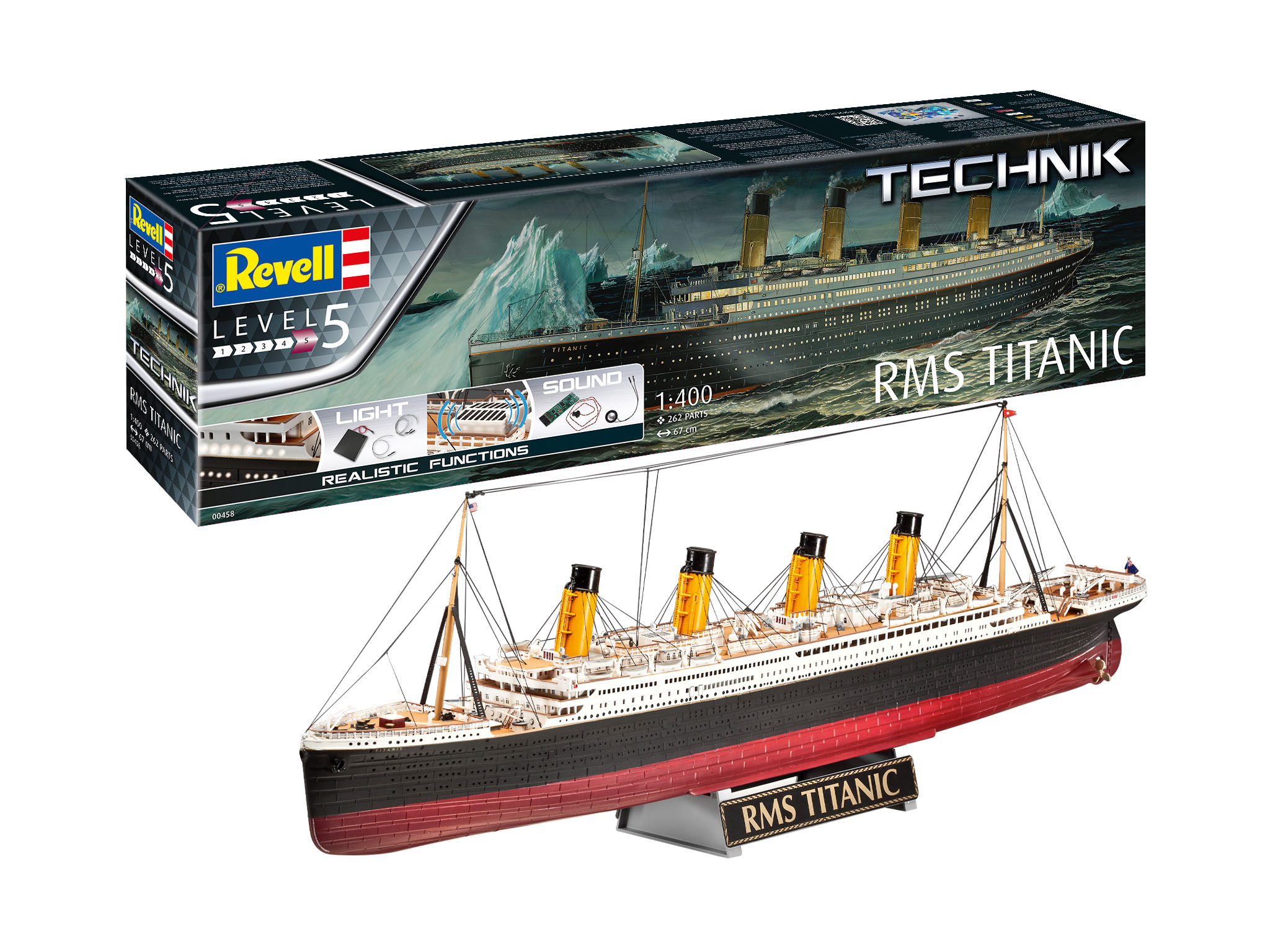 Revell RMS Titanic Technik in 1:400 bouwpakket met geluid en verlichting