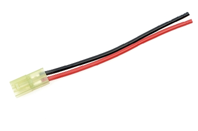 Revtec - Connector met kabel - Mini Tamiya - Goud contacten - Vrouw. connector - 16AWG Siliconen-kabel - GF-1072-005