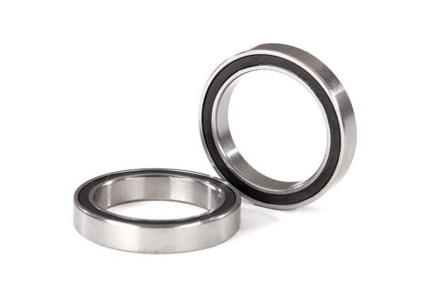 Traxxas Ball bearings, black rubber sealed (17x23x4mm) - TRX5098A