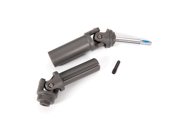 Traxxas Driveshaft assembly (1), left or right (fully assembled, ready to install)/ screw pin (1) - TRX9450