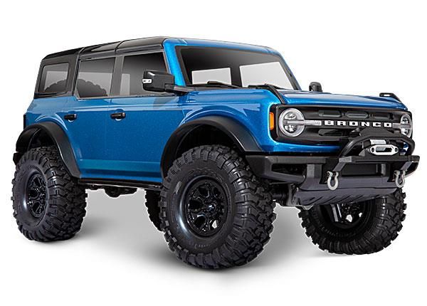 Traxxas TRX-4 2021 Ford Bronco Crawler RTR Blue - zonder batterij en lader
