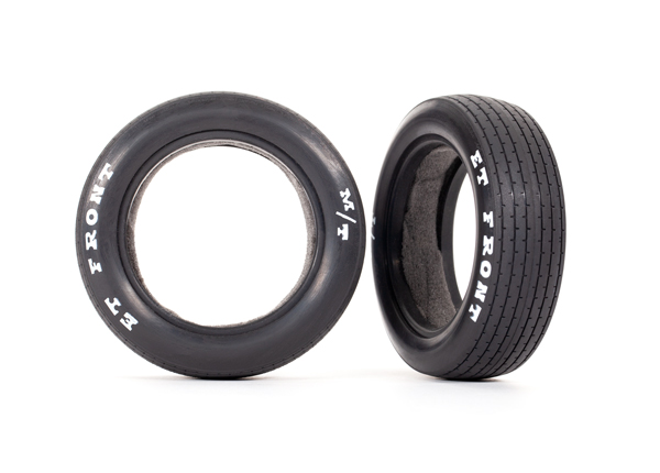 Traxxas Tires, front (2)/ foam inserts (2) - TRX9470