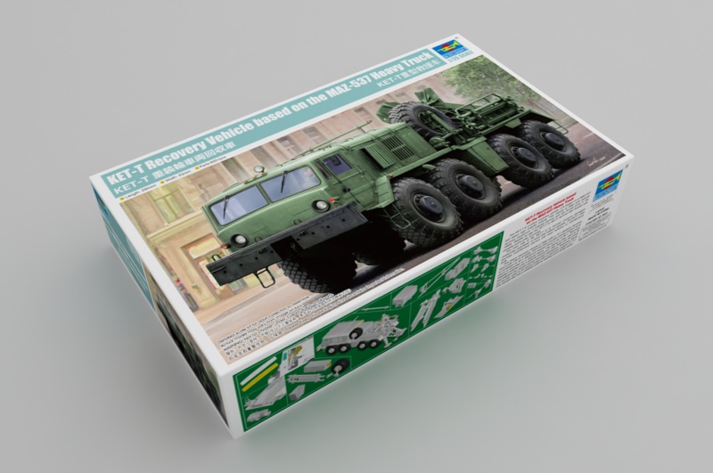 Trumpeter KET-T Recovery Vehicle based on the MAZ-537 Heavy Truck - 1:35 bouwpakket