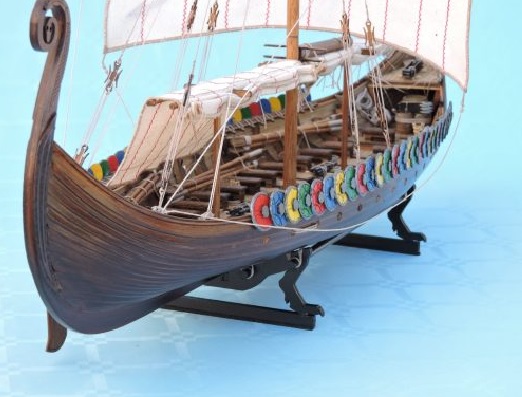 Mantua Drakkar Viking houten scheepsmodel 1:50 (mooiste in zijn soort)