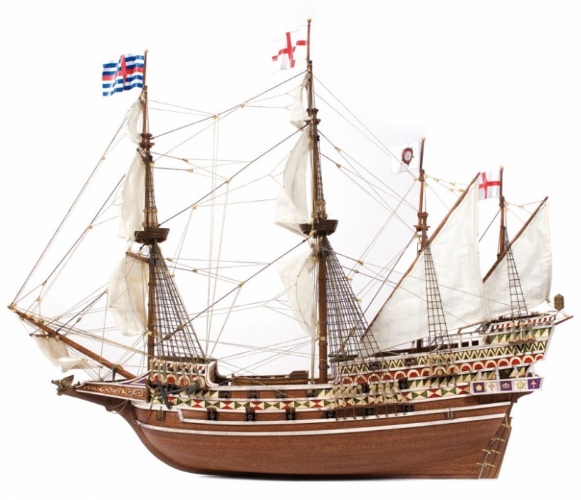 OcCre HMS Revenge houten scheepsmodel 1:85